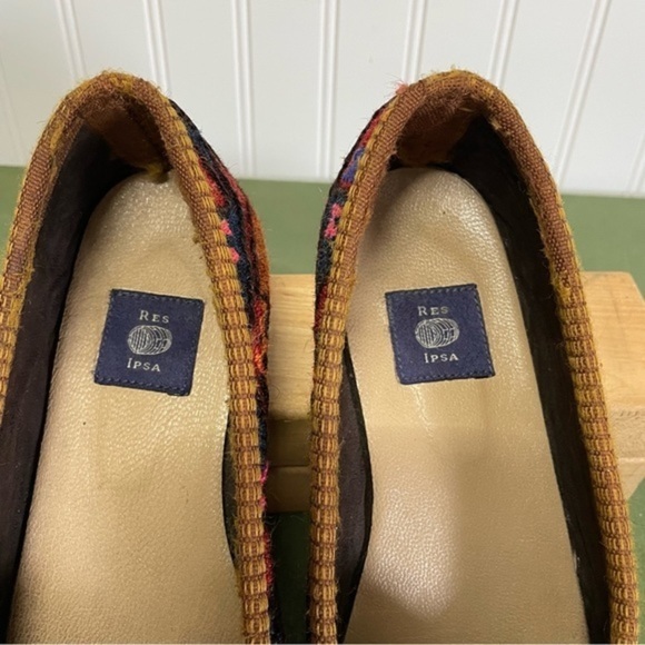 Res Ipsa Kilim Hand Woven Slip on Shoes/Loafers - Picture 8 of 9